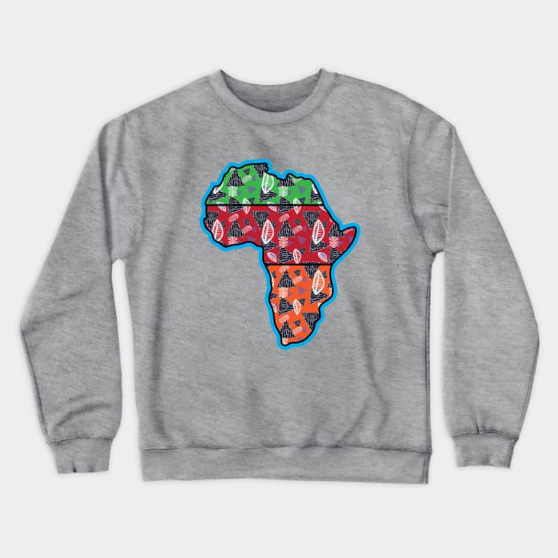 Mama Africa Crewneck Sweatshirt by Ebony T-shirts